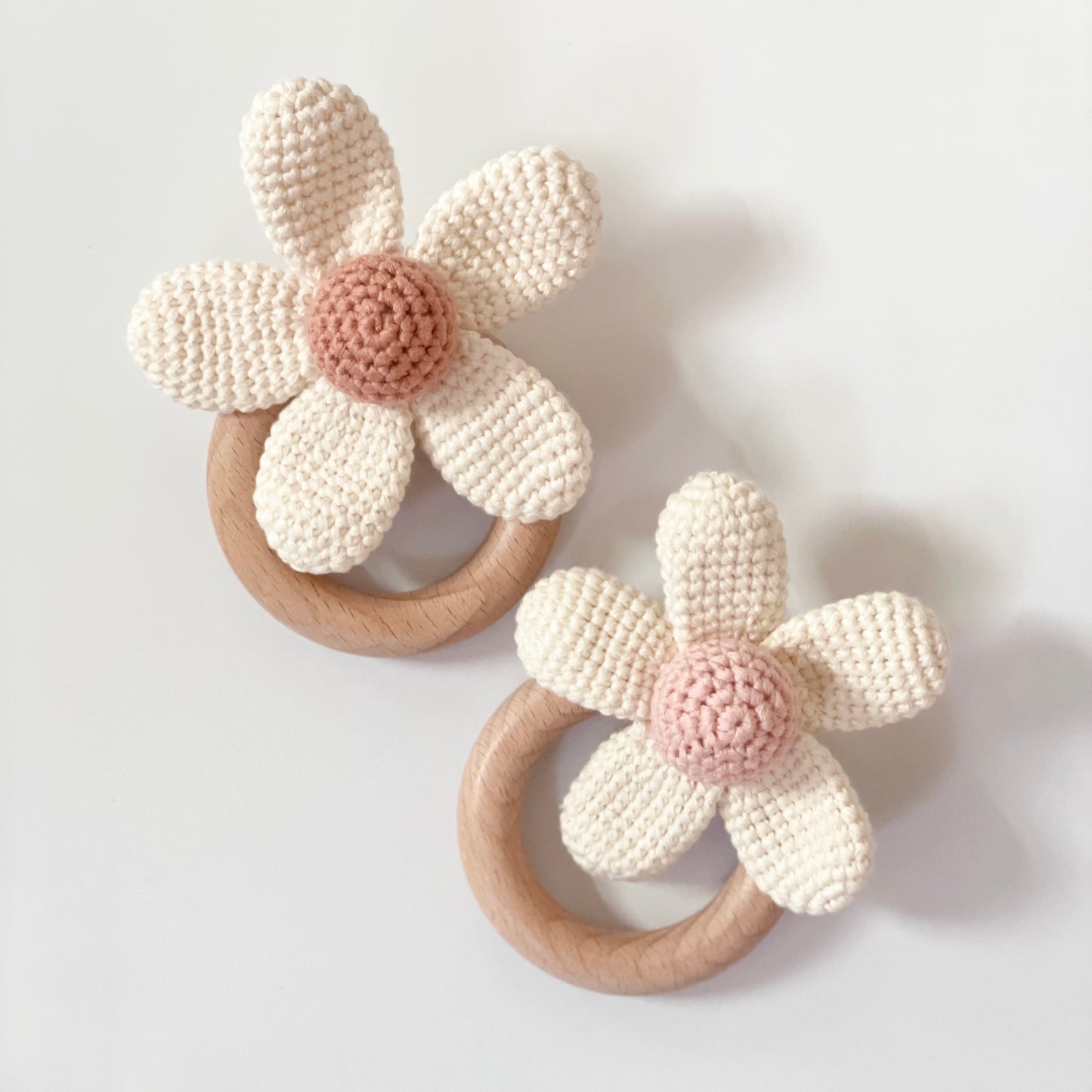 Daisy Crochet Rattle