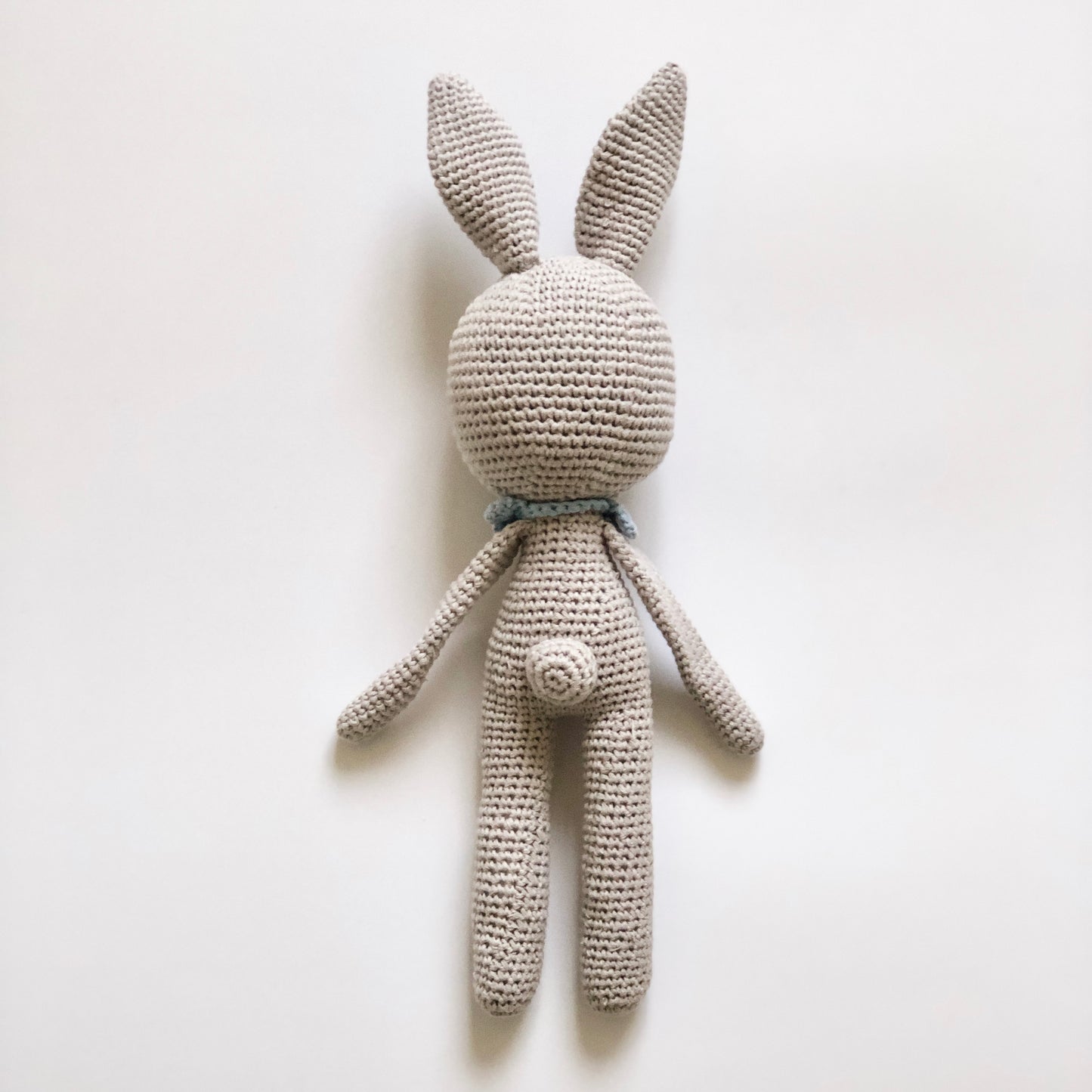 Gray Crochet Bunny Doll