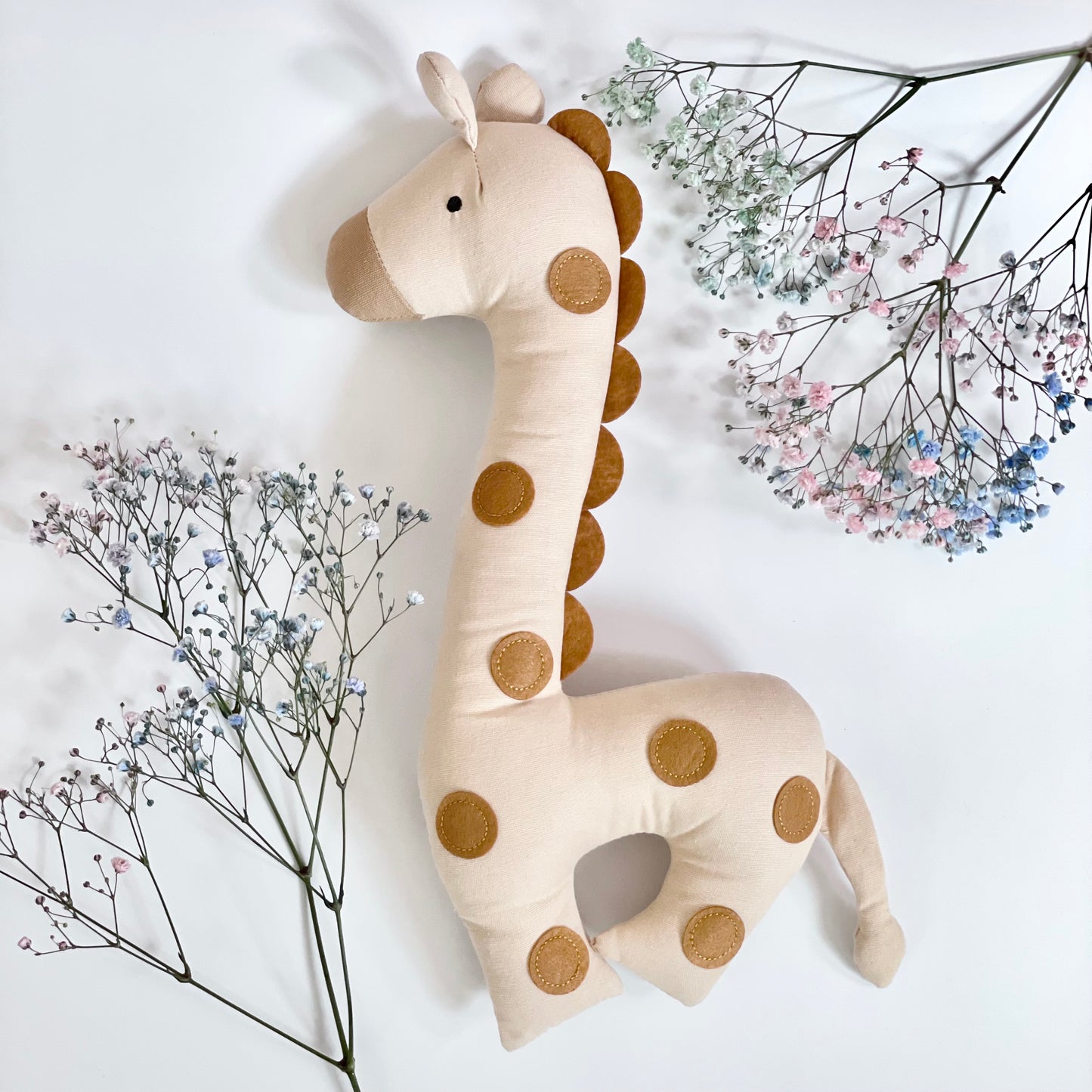 Linen Giraffe Doll
