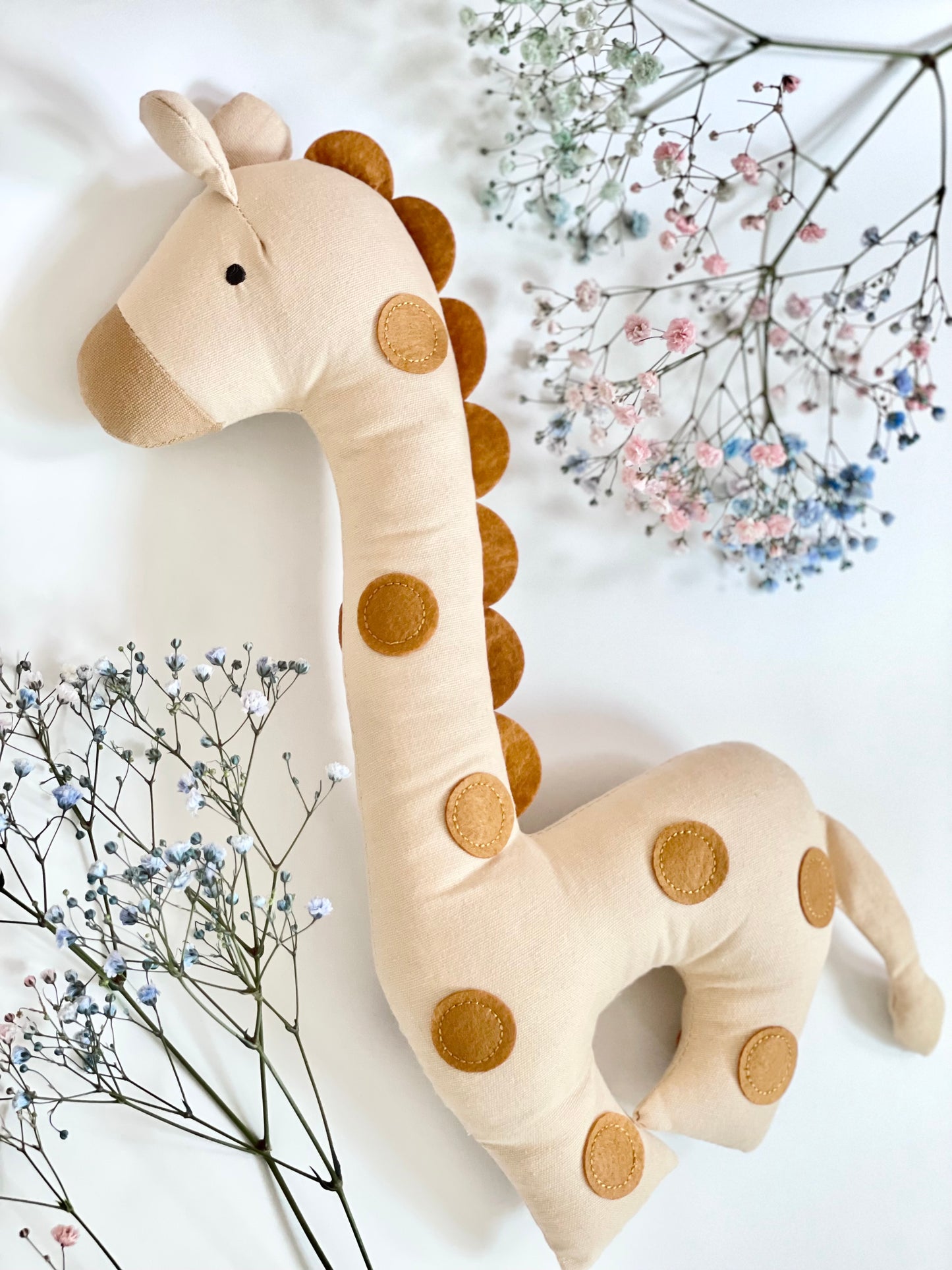 Linen Giraffe Doll