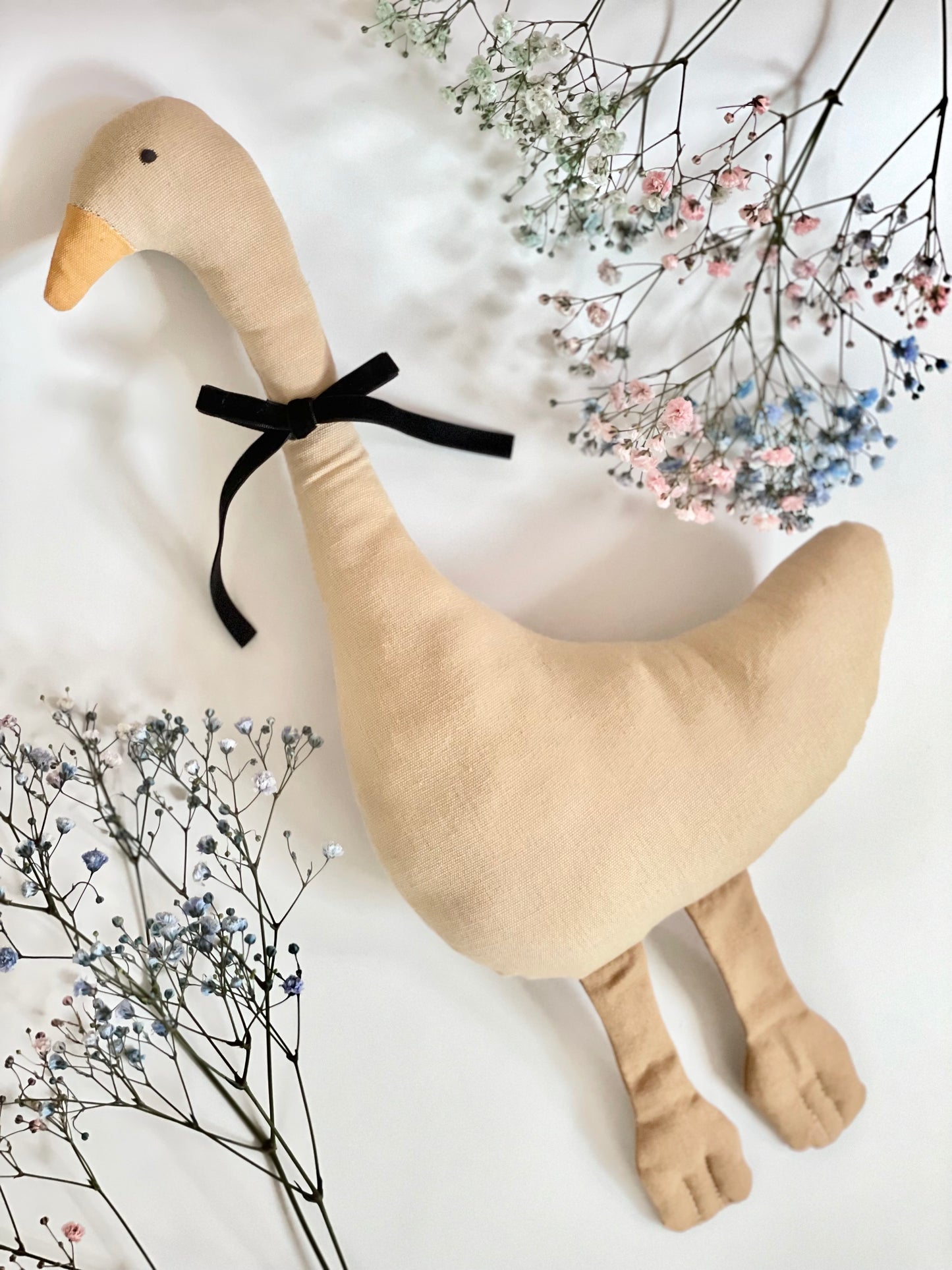 Linen Goose Doll