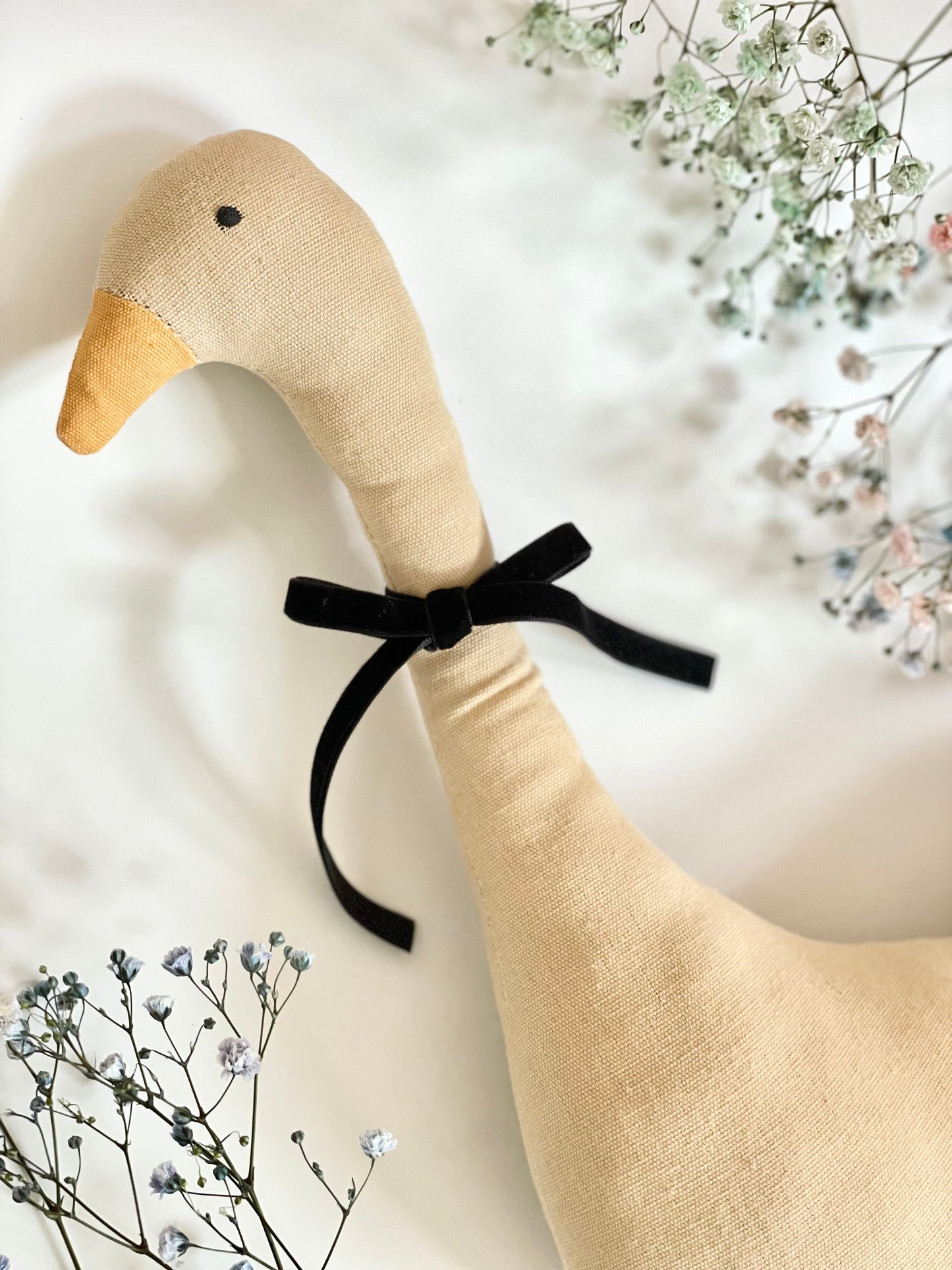 Linen Goose Doll