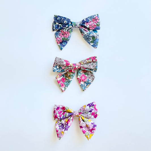3 Pack of Floral Hair Bows