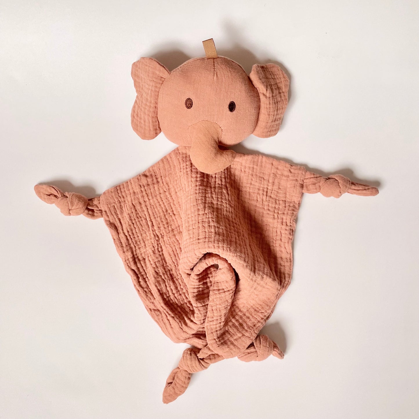 Elephant Lovey with Soft Rattle Sound