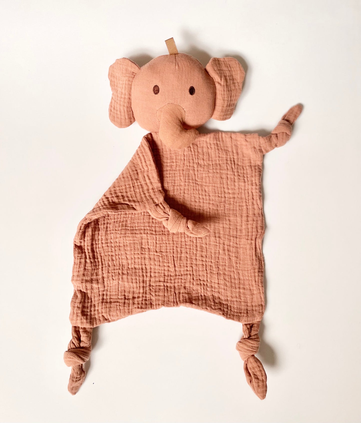 Elephant Lovey with Soft Rattle Sound