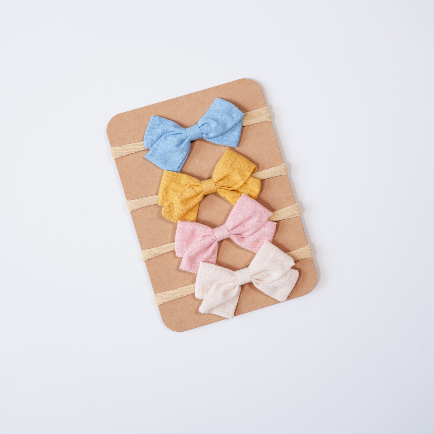 4 Pack of Linen Headbands