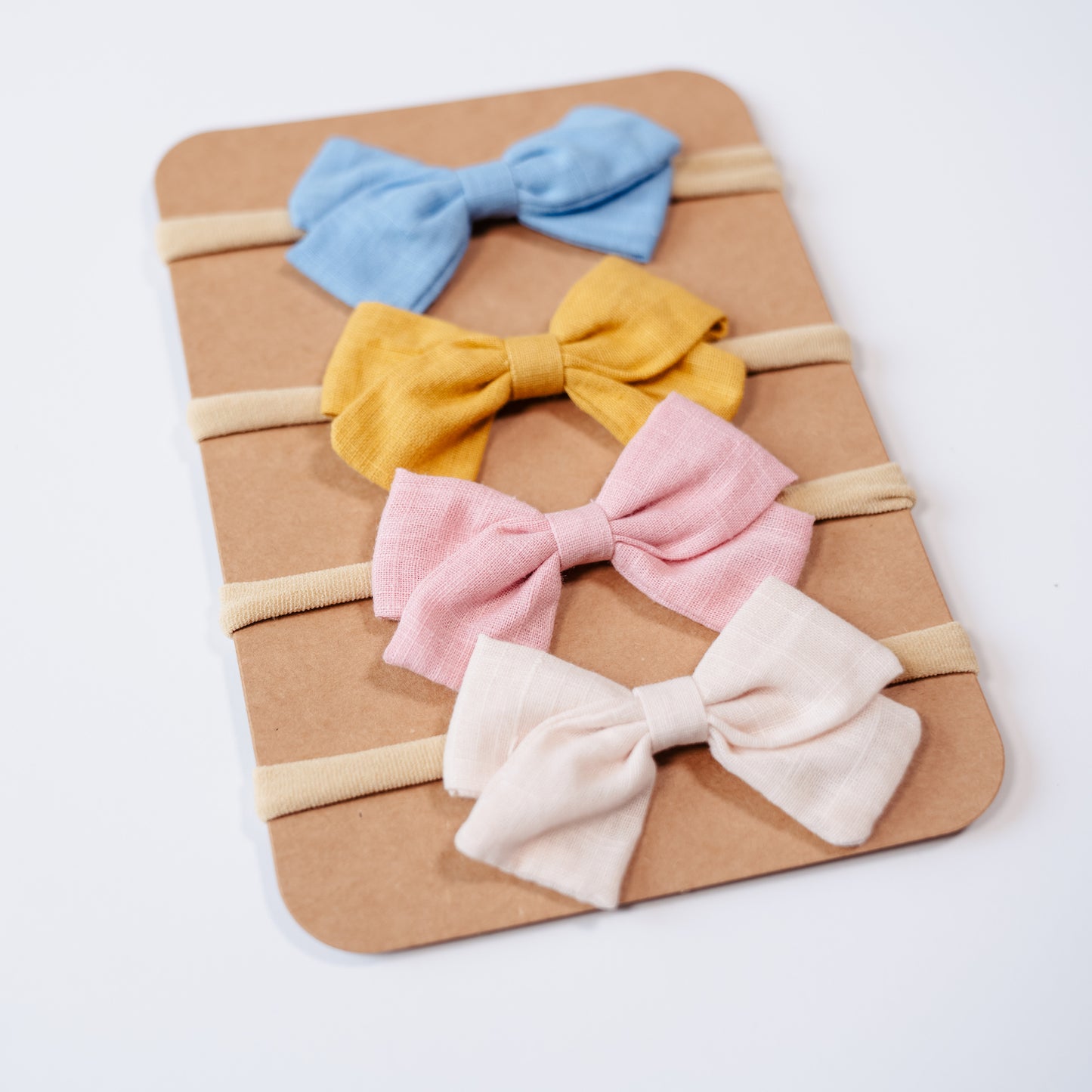 4 Pack of Linen Headbands