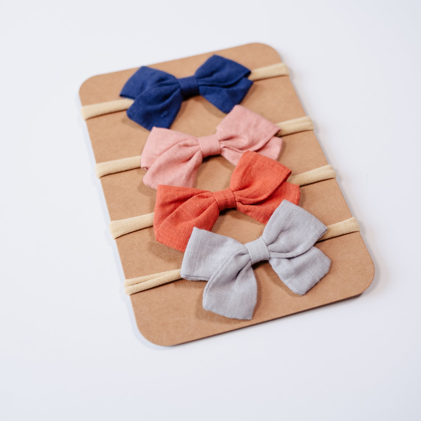4 Pack of Linen Headbands