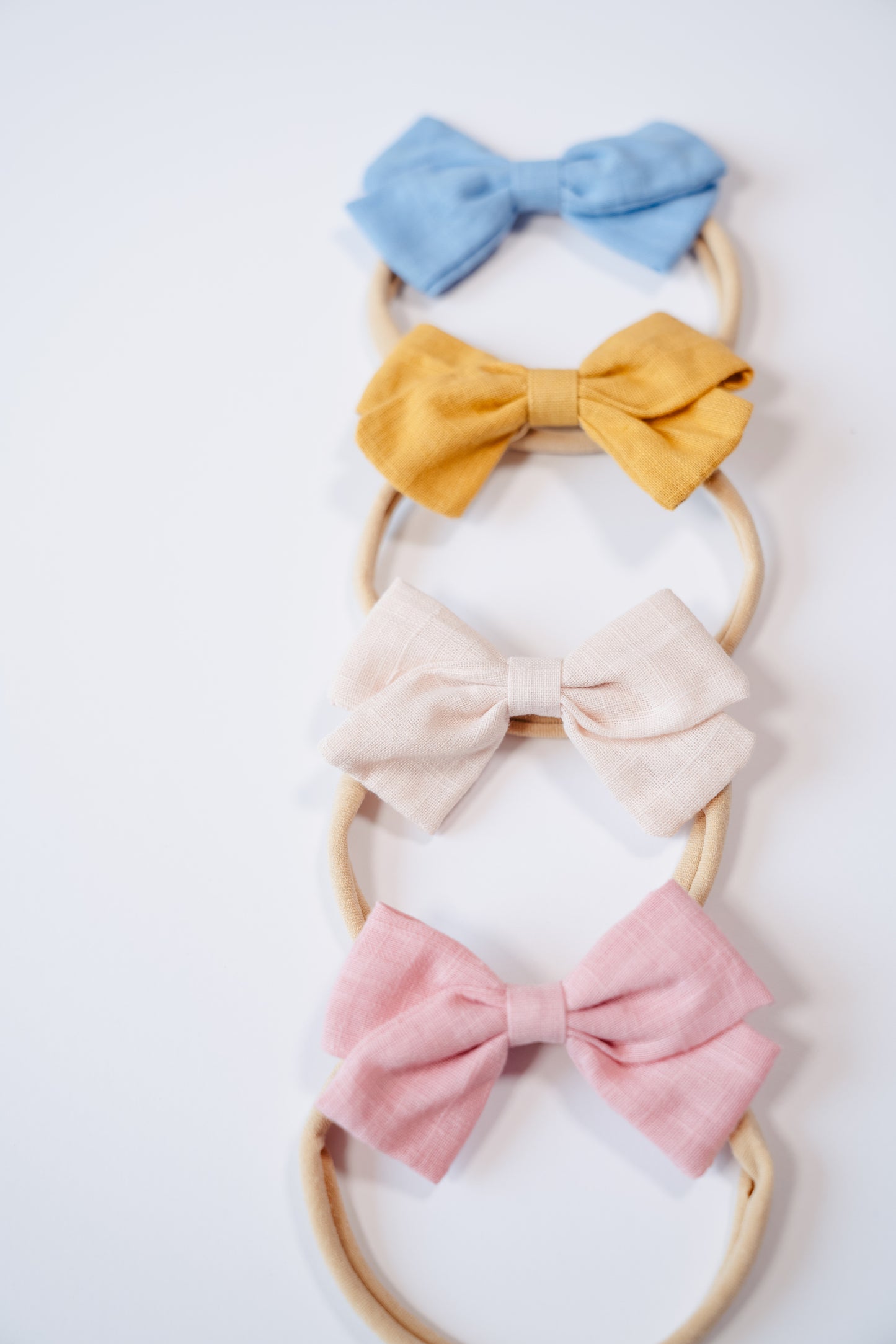 4 Pack of Linen Headbands