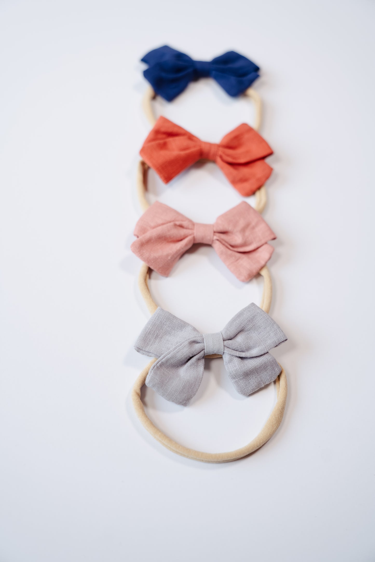 4 Pack of Linen Headbands