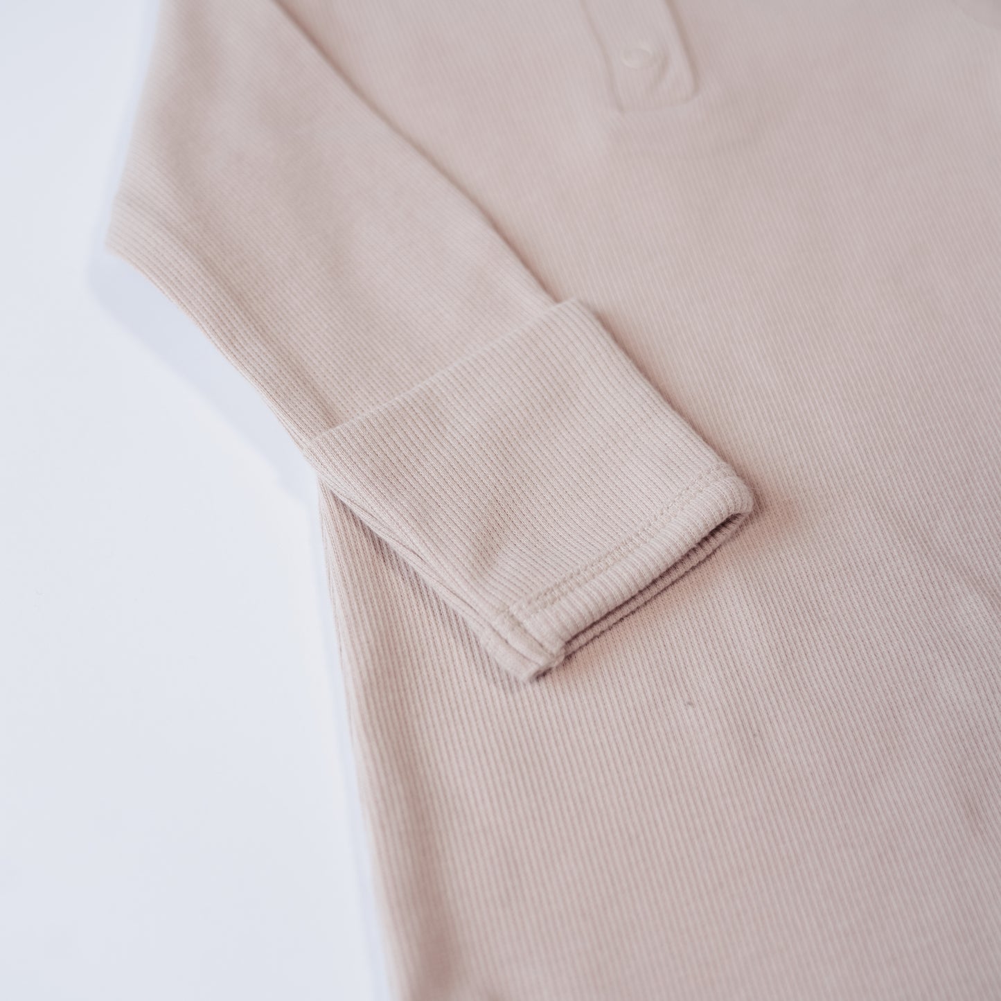 Beige Organic Cotton Knotted Gown