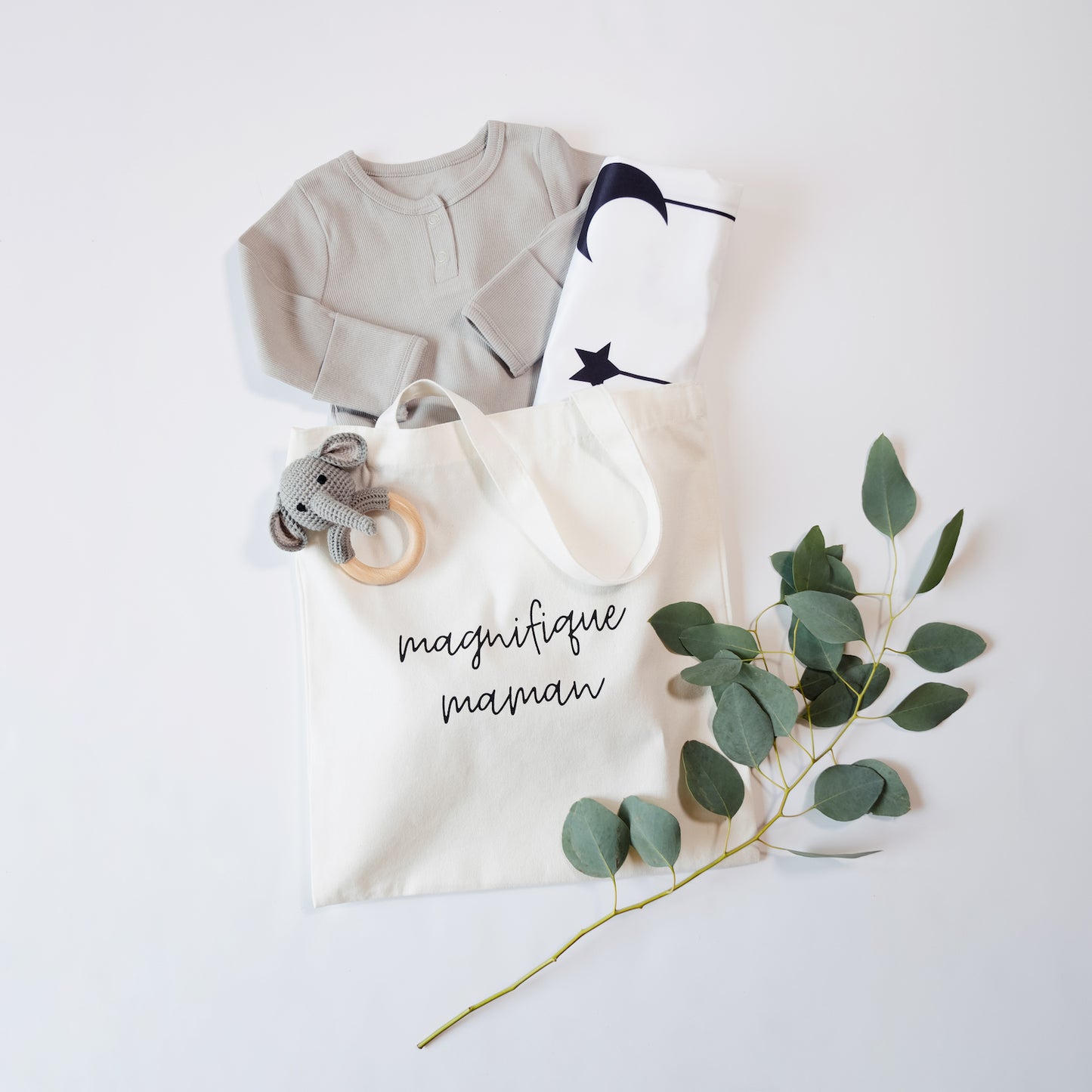New Baby Bundle - Gray/Elephant