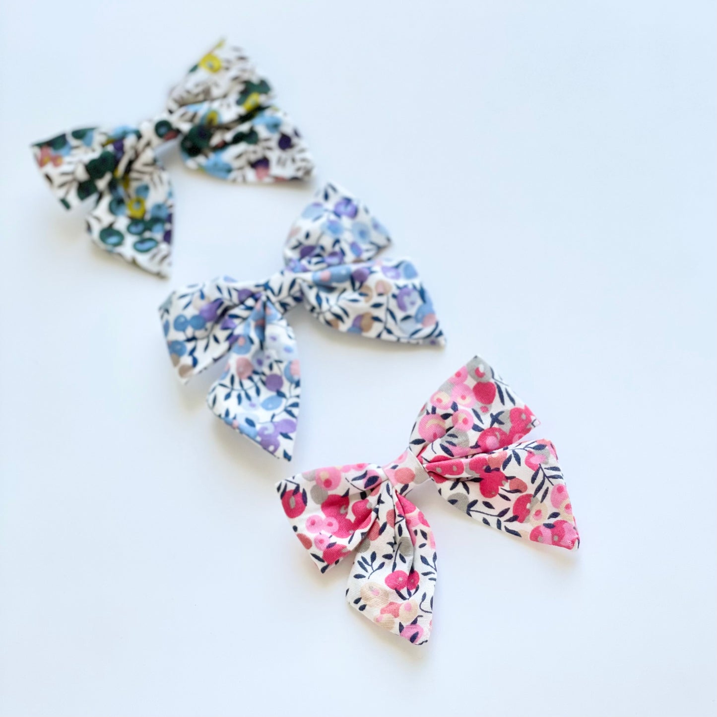 3 Pack of Floral Hair Bows
